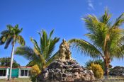 Travel photography:Monument in Trinidad, Cuba