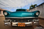 Travel photography:Classic car in Remedios, Cuba