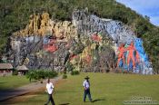 Travel photography:Viñales Mural de la Prehistoria, Cuba