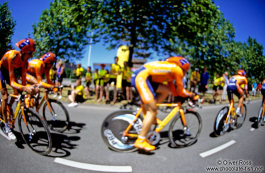 The Rabobank Team at the Eindhoven UCI Team Trial