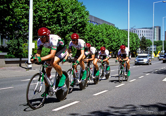 Team Wiesenhof-Felt at the Eindhoven UCI Team Trial