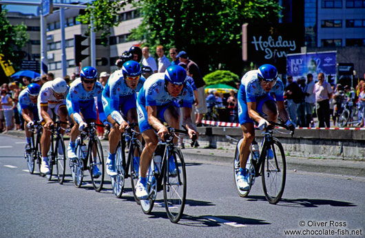 The Gerolsteiner Team at the Eindhoven UCI Team Trial