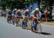 Travel photography:Team Intel at the Eindhoven UCI Team Trial, The Netherlands