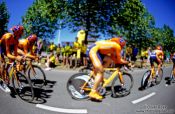 Travel photography:The Rabobank Team at the Eindhoven UCI Team Trial, The Netherlands