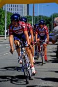 Travel photography:Team Jacques at the Eindhoven UCI Team Trial 2005, The Netherlands