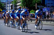 Travel photography:The Gerolsteiner Team at the Eindhoven UCI Team Trial, The Netherlands