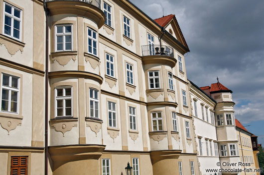 Facade in Prague`s Lesser Quarter