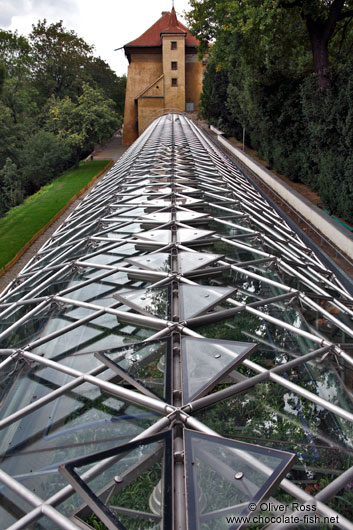 Roof construction of the Royal Gardens plant nursery