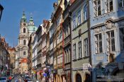 Travel photography:Houses in the Lesser Quarter, Czech Republic