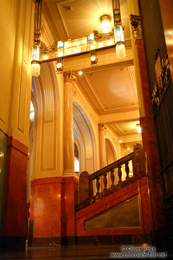 Inside the `Representation House ´ (Obecní dům)