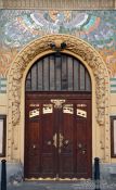 Travel photography:Prague door, Czech Republic