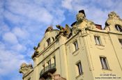 Travel photography:Facade of the Goethe Institute in Prague, Czech Republic