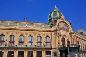 Travel photography:The `Representation House ´ (Obecní dům), Czech Republic