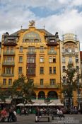 Travel photography:The Grand Hotel Europa at the Wenceslas Square (Václavské náměsti), Czech Republic