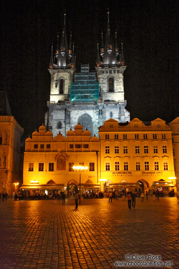 Old town square with Tyn church