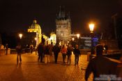 Travel photography:Charles Bidge with eastern tower, Czech Republic