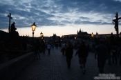 Travel photography:Charles Bridge at Dusk, Czech Republic