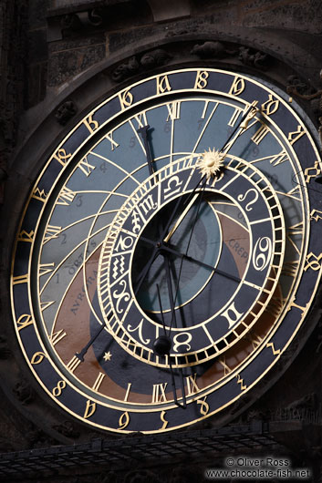 Astronomical clock from 1410 by Mikuláš of Kadan and Jan Šindel on the old town square