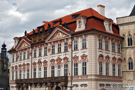 Kinsky palace on the old town square