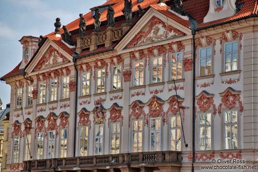 Kinsky palace on the old town square