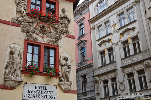 Houses in Prague`s Old Town