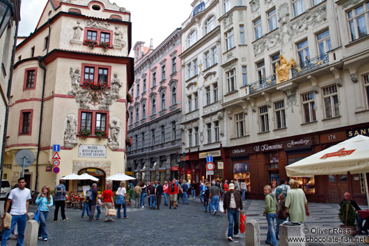 Street in Prague`s Old Town