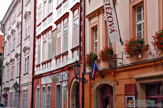 Houses in Prague`s Old Town