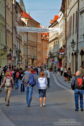 Street in Prague`s Old Town