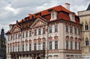 Travel photography:Kinsky palace on the old town square, Czech Republic