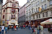 Travel photography:Street in Prague`s Old Town, Czech Republic