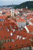 Travel photography:Prague rooftops in the Lesser Quarter, Czech Republic