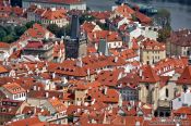 Travel photography:Panoramic view of the Lesser Quarter, Czech Republic
