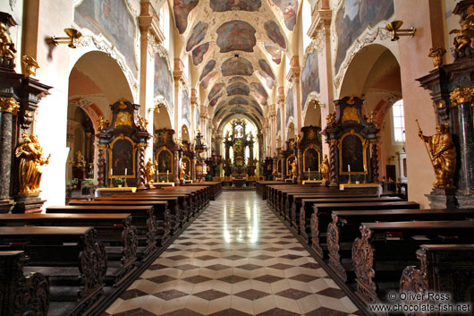 Inside the chapel at Strahov Monastery (Strahovský klášter)