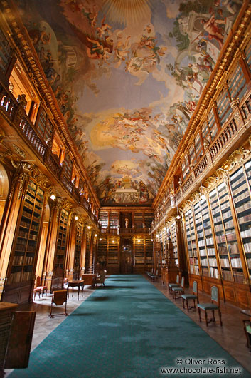 The library at Strahov Monastery (Strahovský klášter)