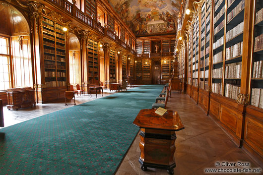 The library at Strahov Monastery (Strahovský klášter)