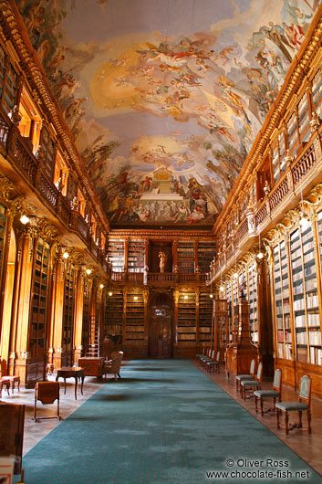 The library at Strahov Monastery (Strahovský klášter)