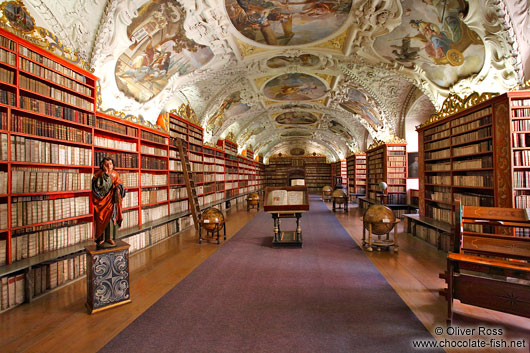 The library at Strahov Monastery (Strahovský klášter)