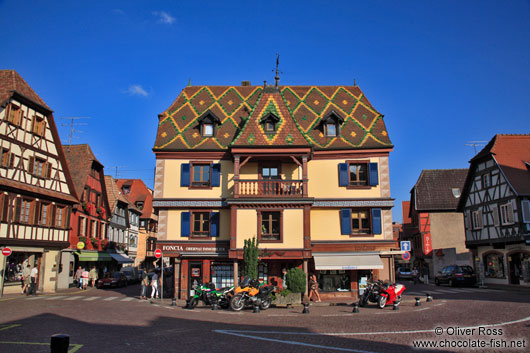 Main square in Obernai