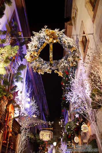 Street decoration on the Strasbourg Christmas market