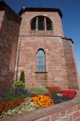 Travel photography:Saint Odile monastery tower, France