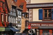 Travel photography:Houses in Obernai, France