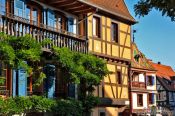 Travel photography:Houses in Obernai, France