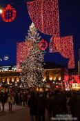 Travel photography:Street decoration on the Strasbourg Christmas market, France