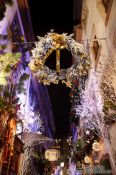 Travel photography:Street decoration on the Strasbourg Christmas market, France