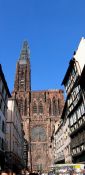 Travel photography:The Muenster (cathedral) in Strasbourg, France