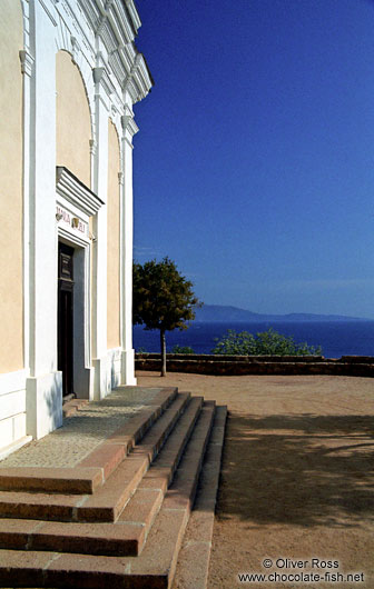 View from Orthodox Church in Cargese (Corsica)