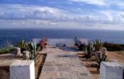 Travel photography:Cannons within the Bonifacio fortress, France