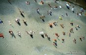 Travel photography:Sun Bathers at the Calanches de Piana on Corsica, France