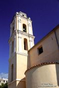 Travel photography:Roman Catholic Church in Cargese (Corsica), France