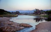 Travel photography:Porticio Beach Estuary on Corsica, France